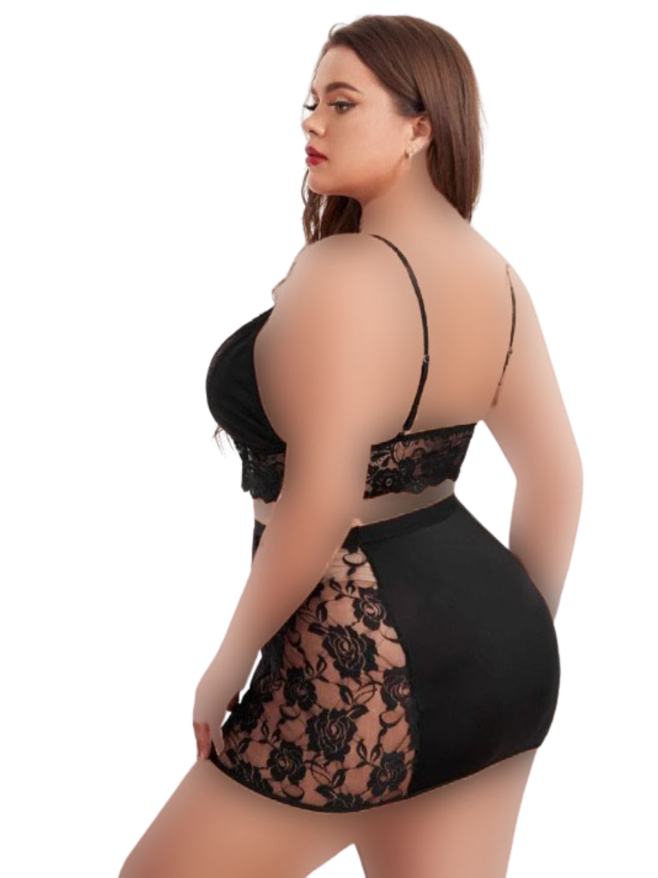 طقم ميني جيب اسود