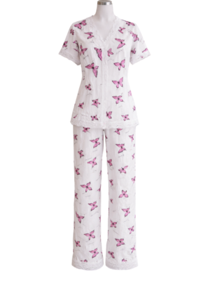 بيجاما ريب مضلع صيفي 5182