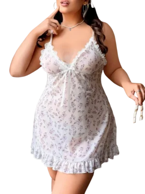 لانجري بيتي مطبوع بيج سايز 875