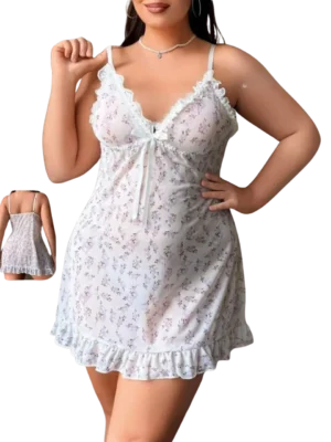 لانجري بيتي مطبوع بيج سايز 875