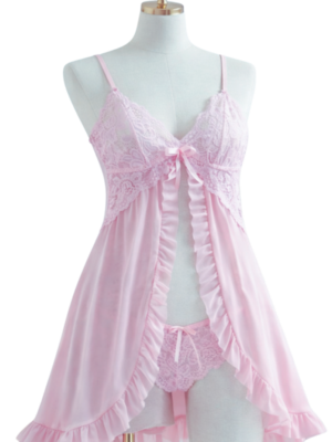 بيبي دول بينك قطعتين بيج سايز3